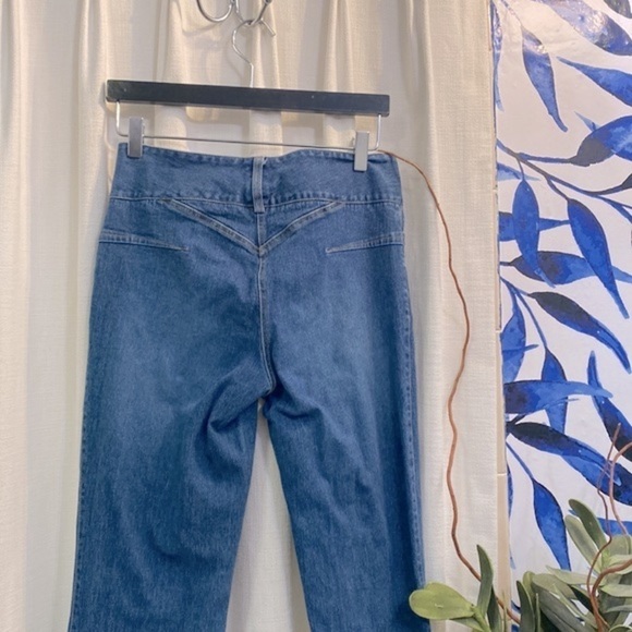 Women’s Cache Cotton & Spandex Wide Leg Jeans Size 6 - Picture 7 of 8